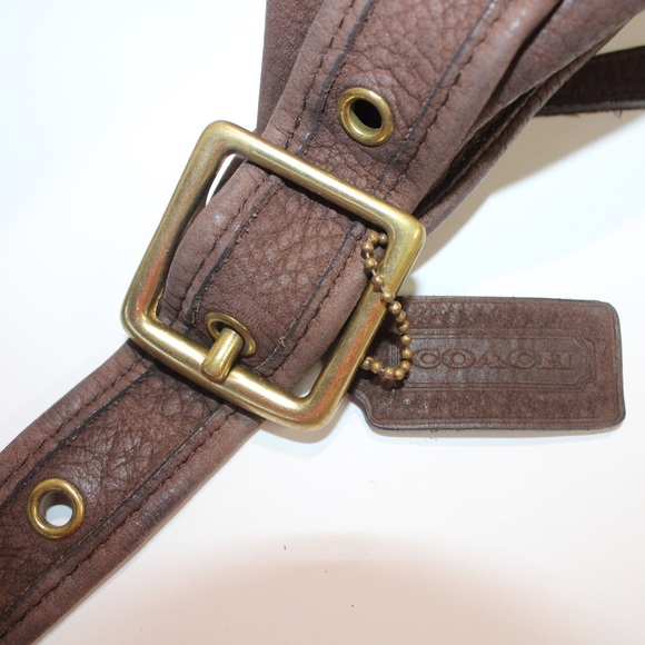 Vintage Coach #4952 Helen’s Legacy Nubuc Leather Bucket Cross Body Shoulder Bag - Picture 7 of 16